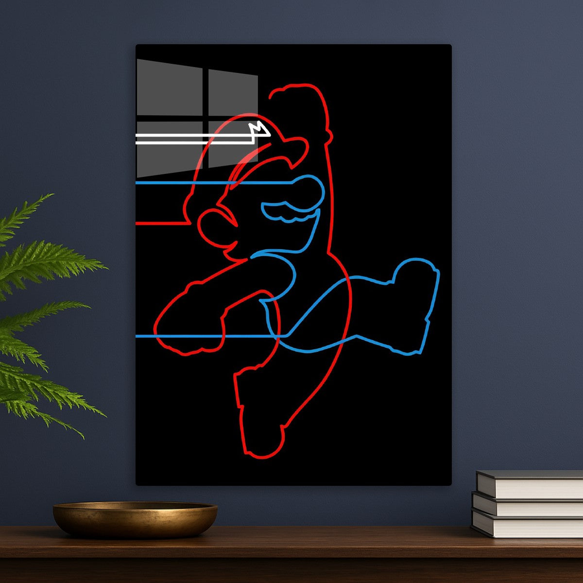 Neon Mario Run