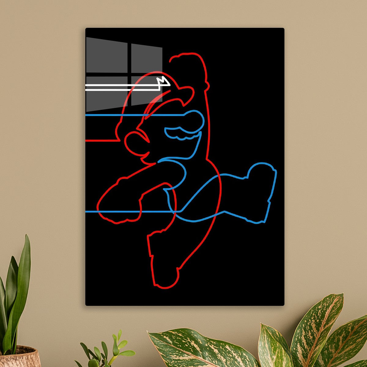 Neon Mario Run