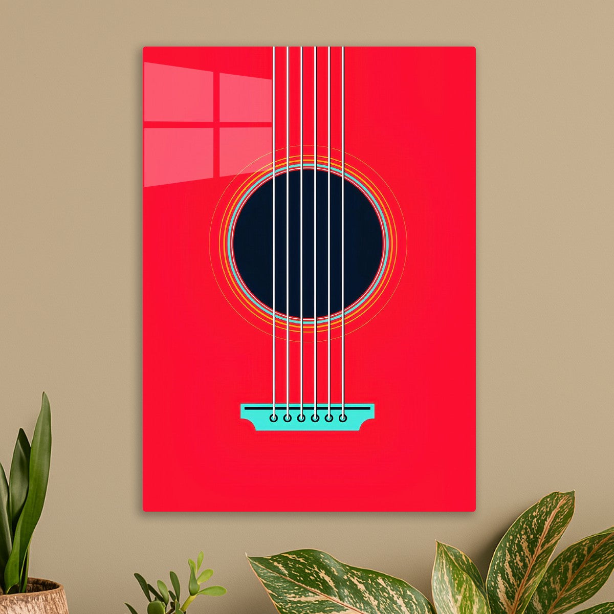 Red Guitar 