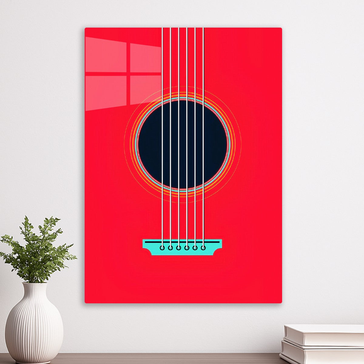 Red Guitar 