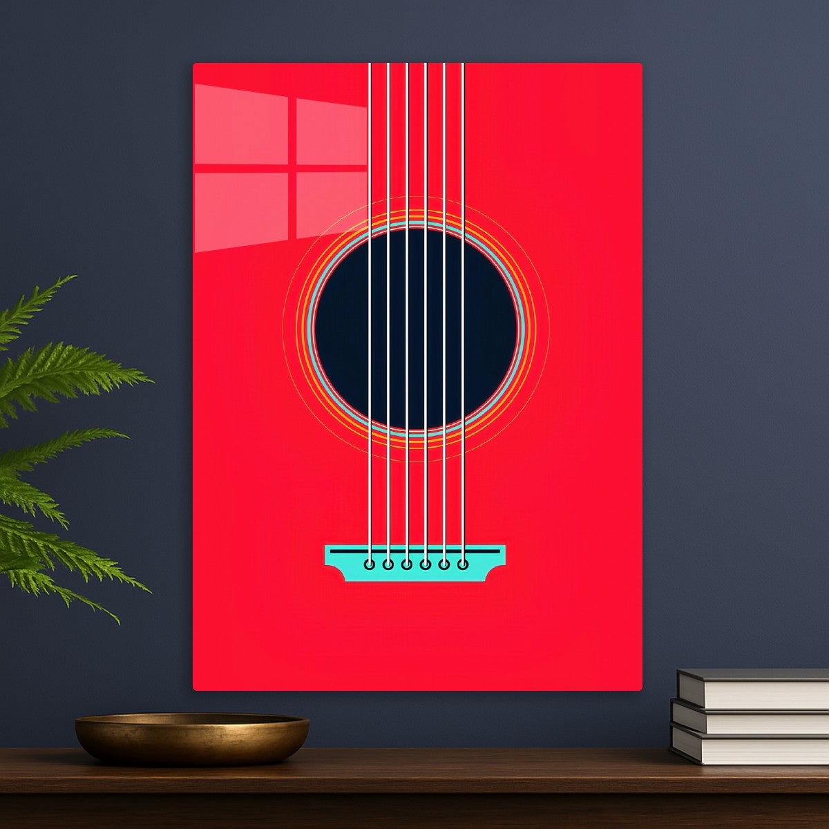 Red Guitar 