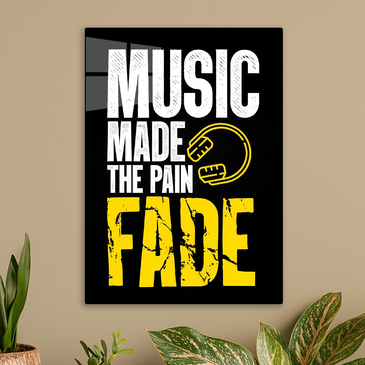 Music Made The Pain Fade