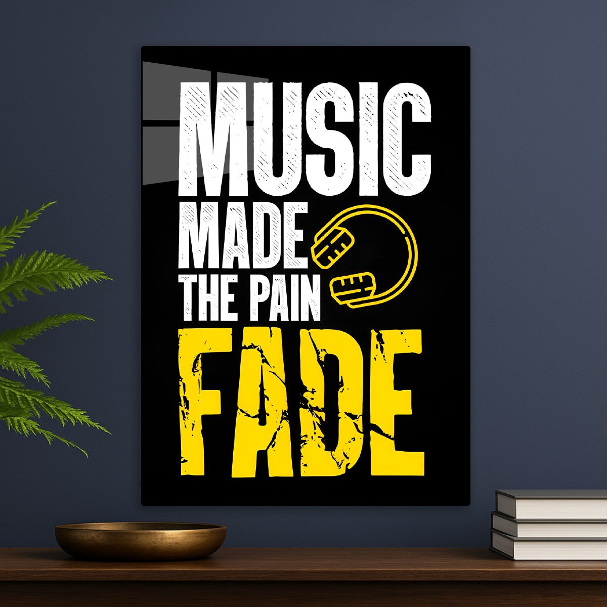Music Made The Pain Fade