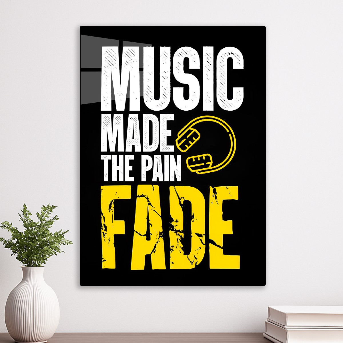 Music Made The Pain Fade