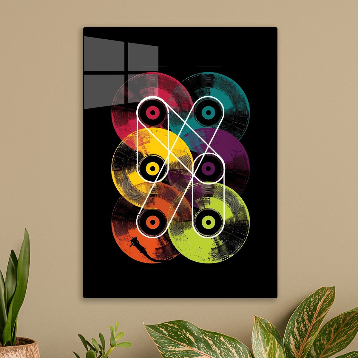 Colorful Vinyl Discs