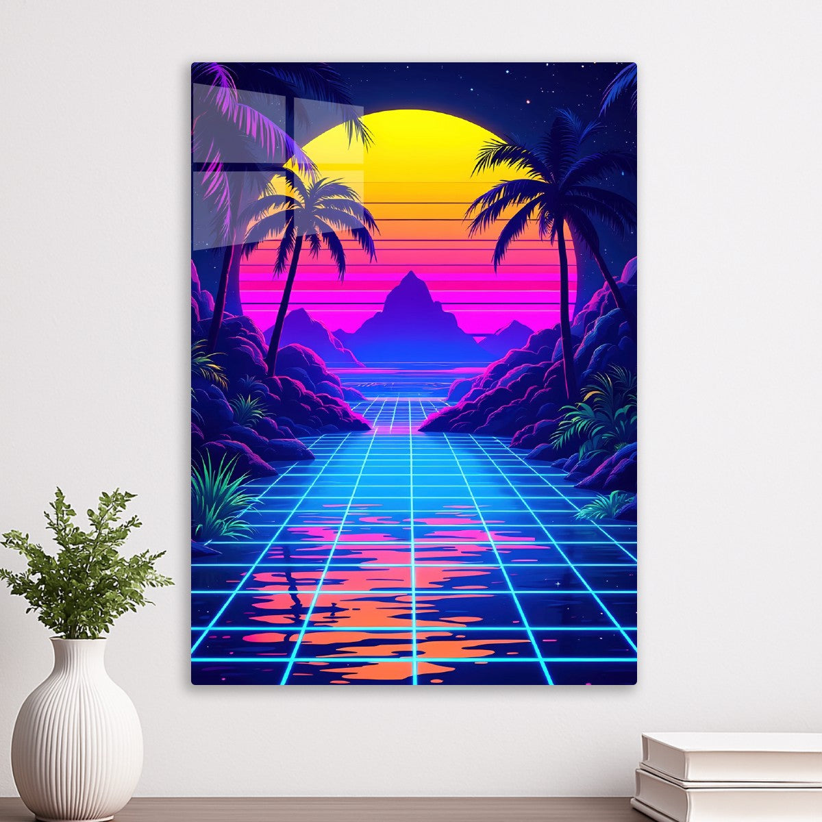 Neon Sunset Retro Wave