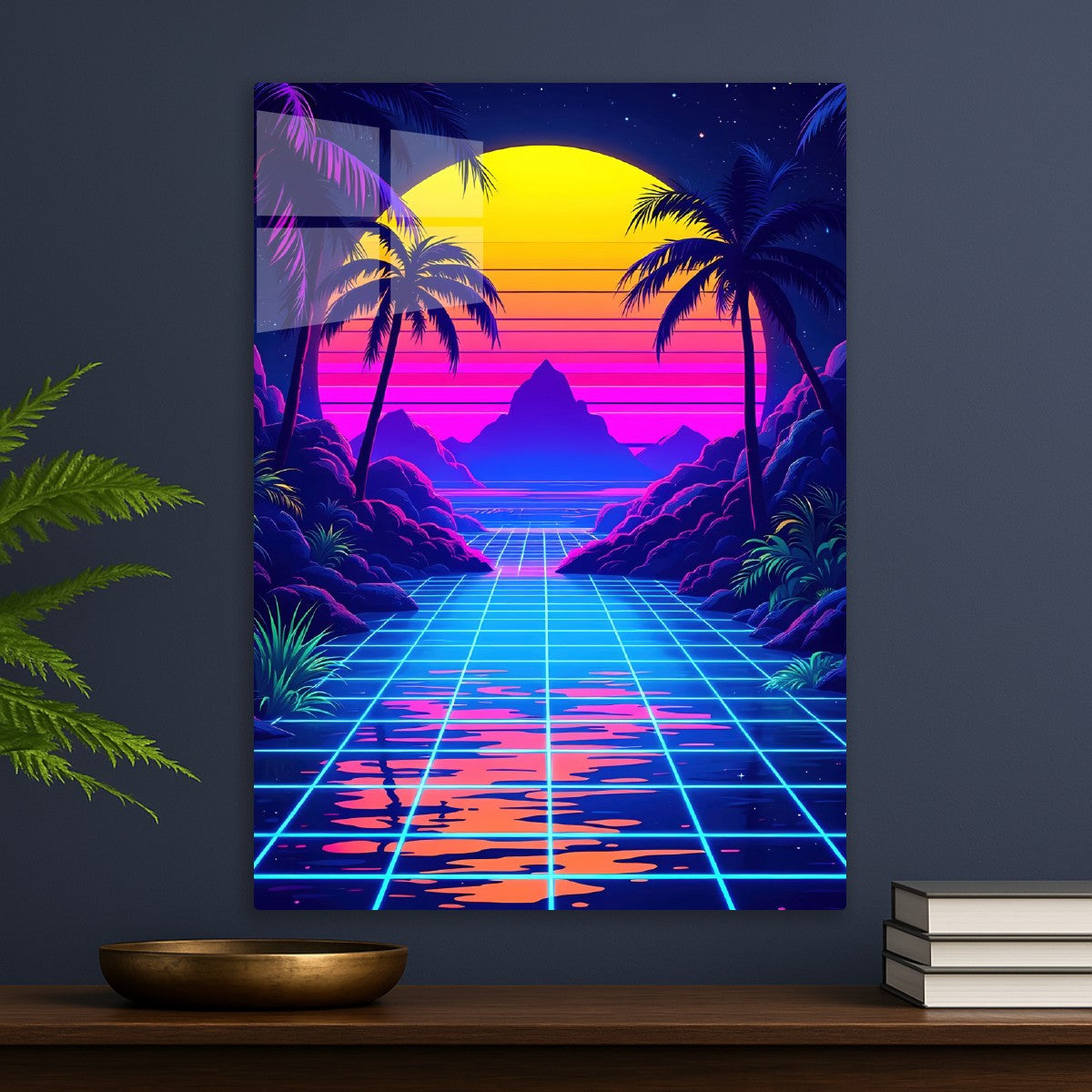 Neon Sunset Retro Wave