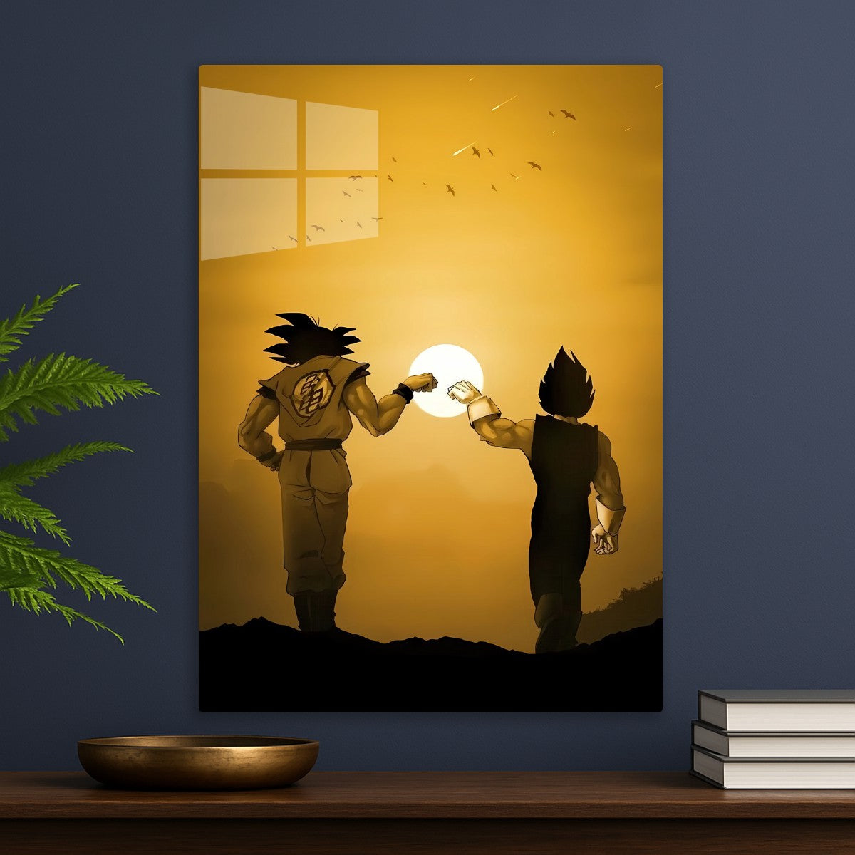 Goku and Vegeta Sunset
