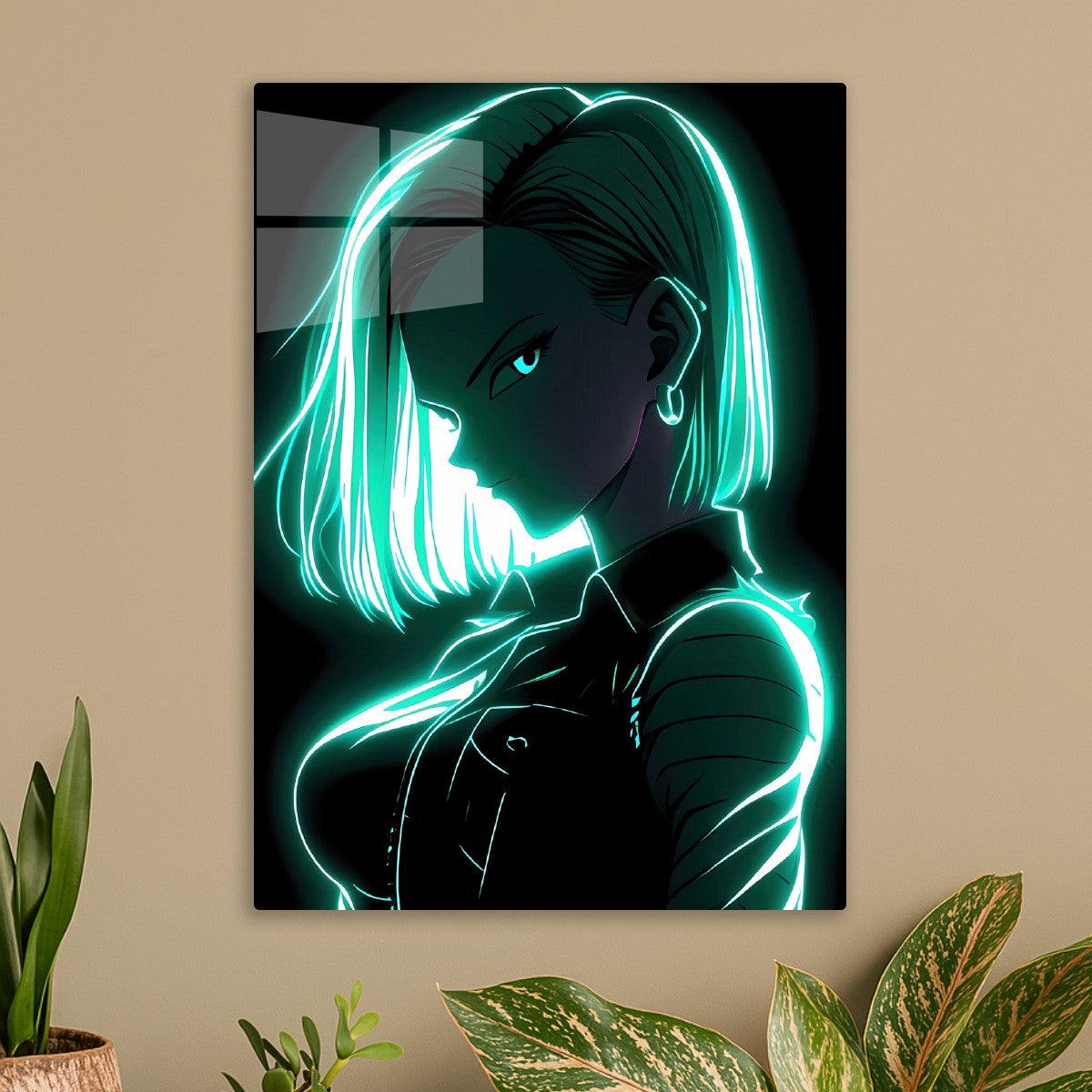 Android 18 Neon Glow