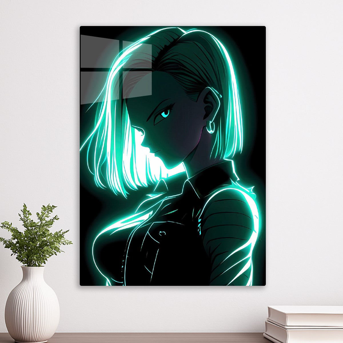 Android 18 Neon Glow
