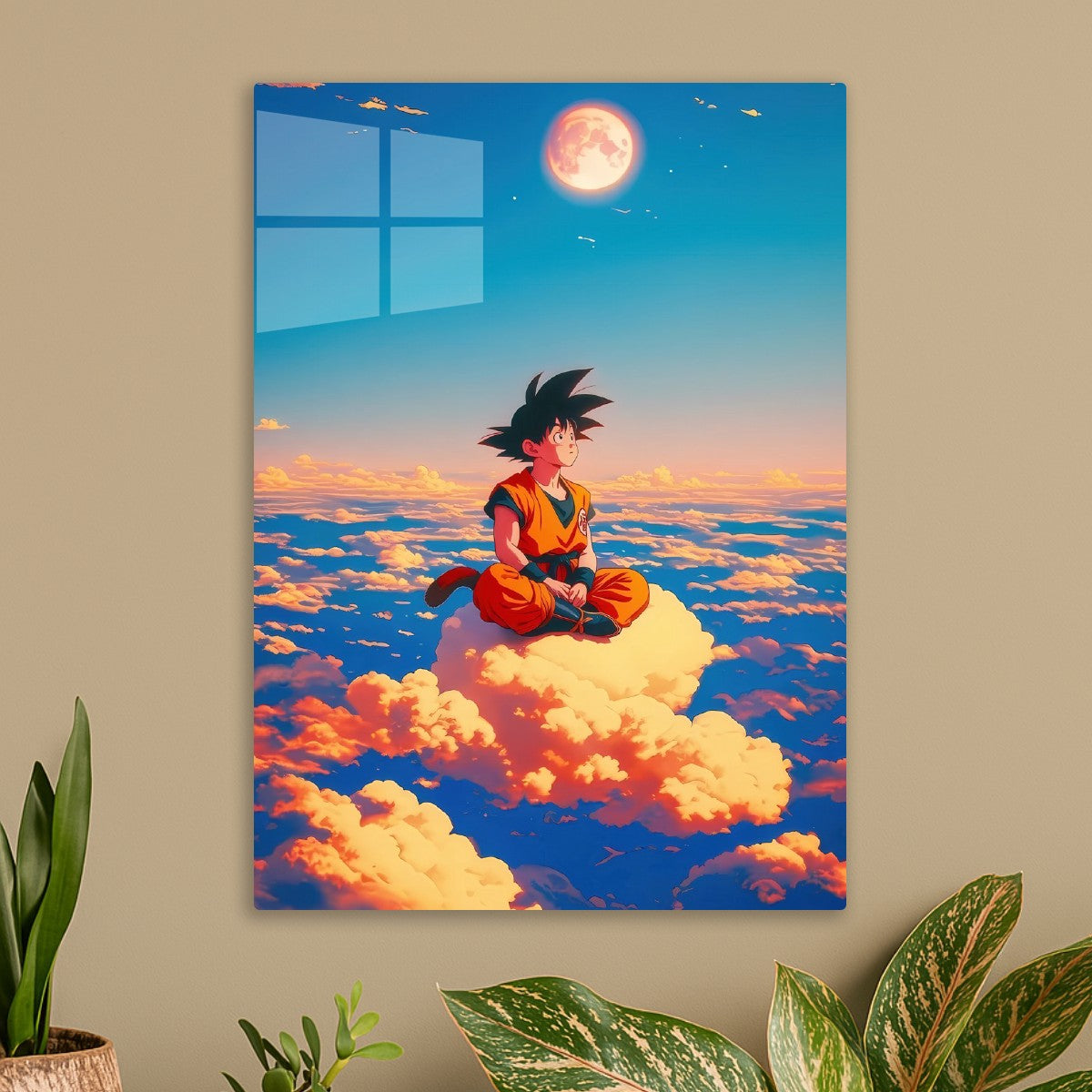 Goku on Flying Nimbus