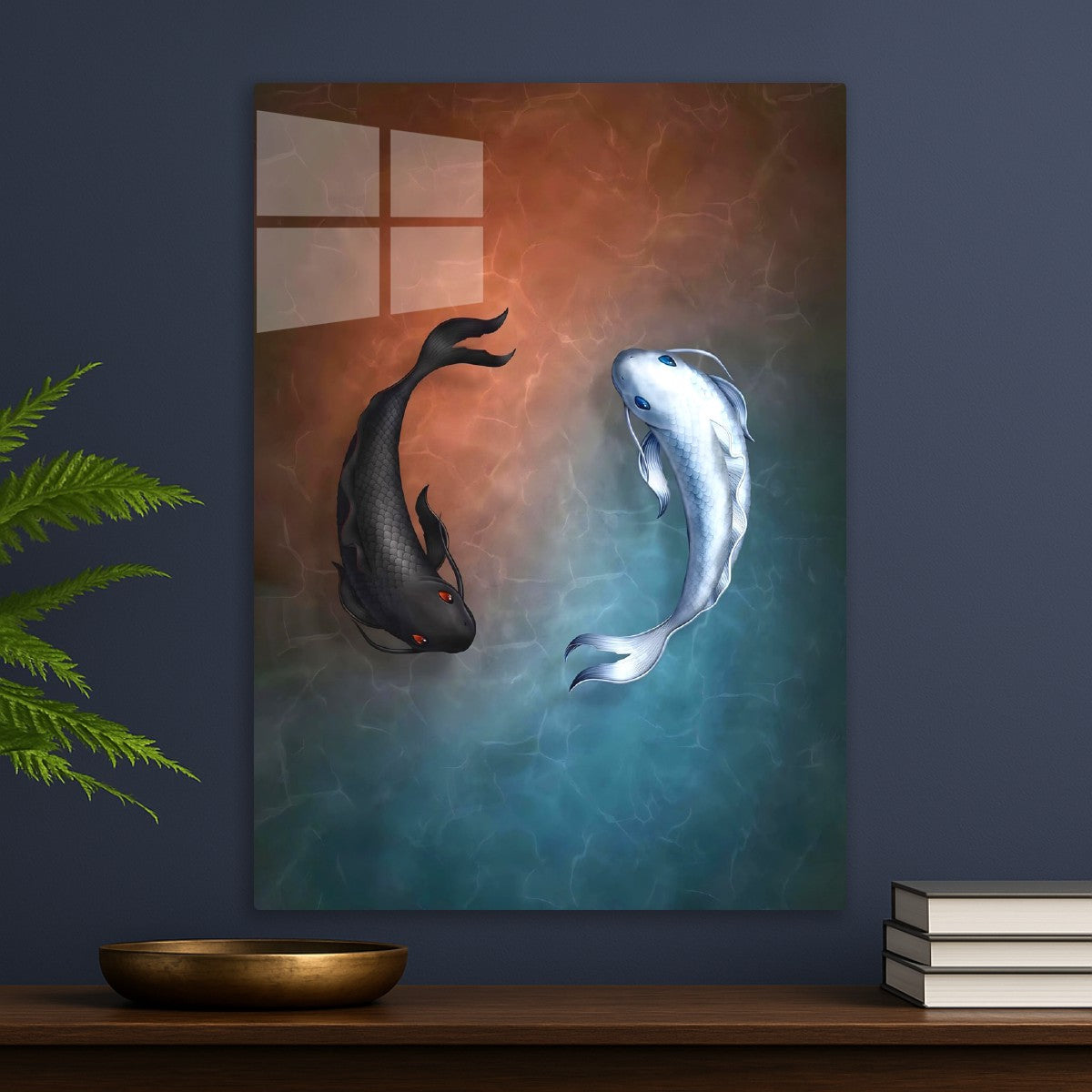 Yin yang fishes