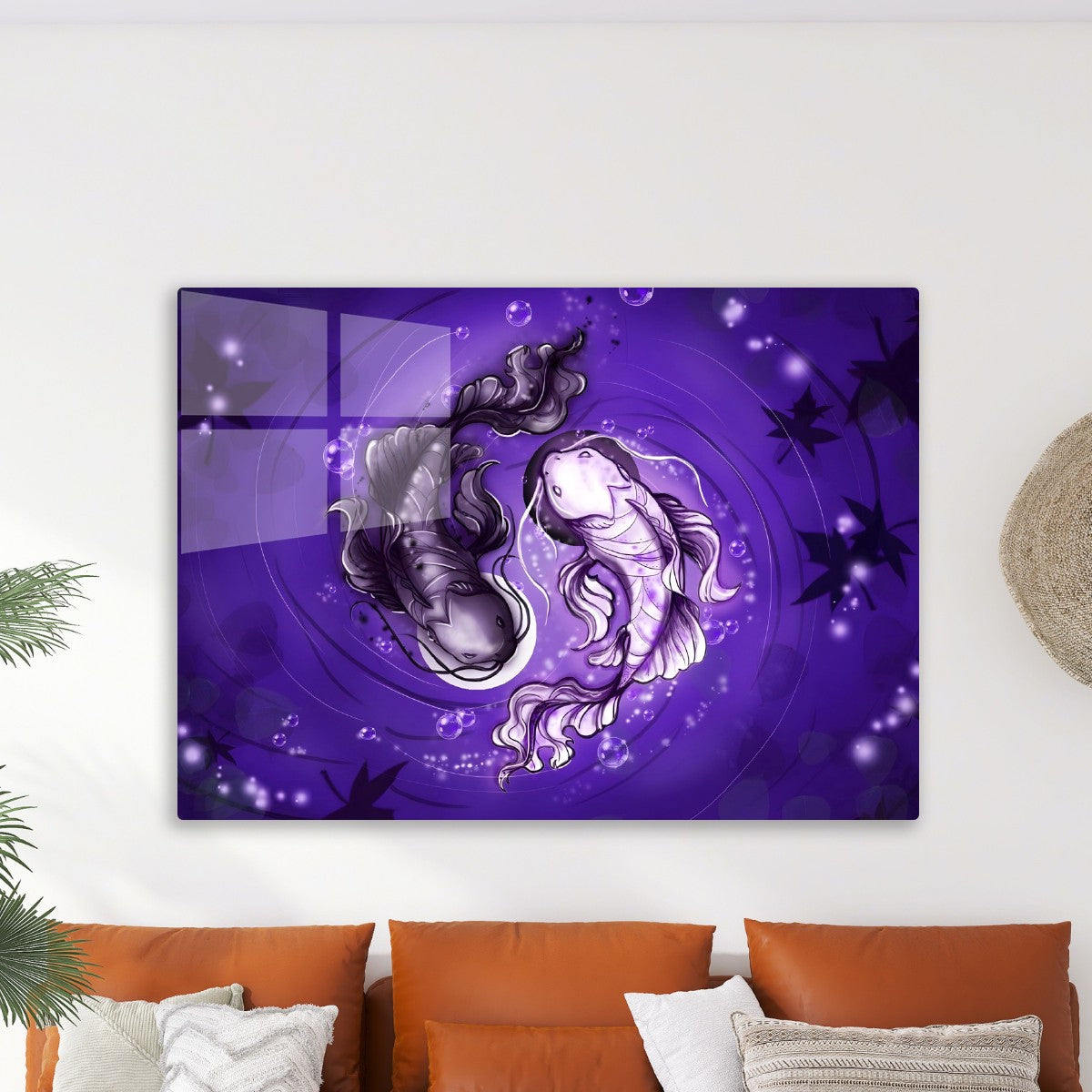 Yin yang fish art