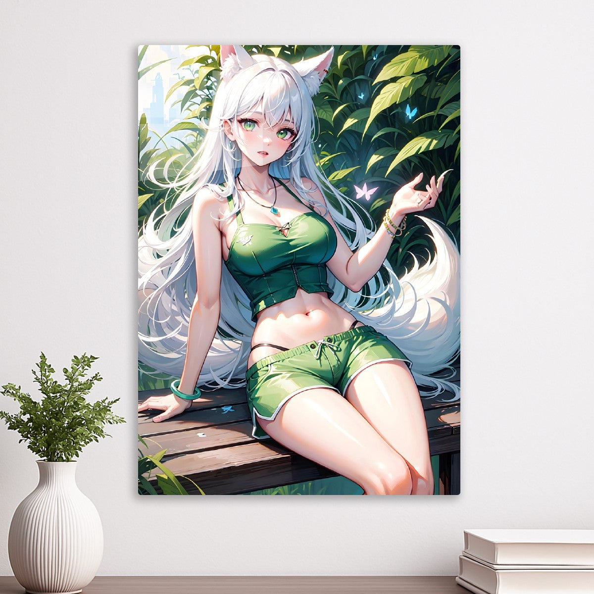 Anime bikini fox girl