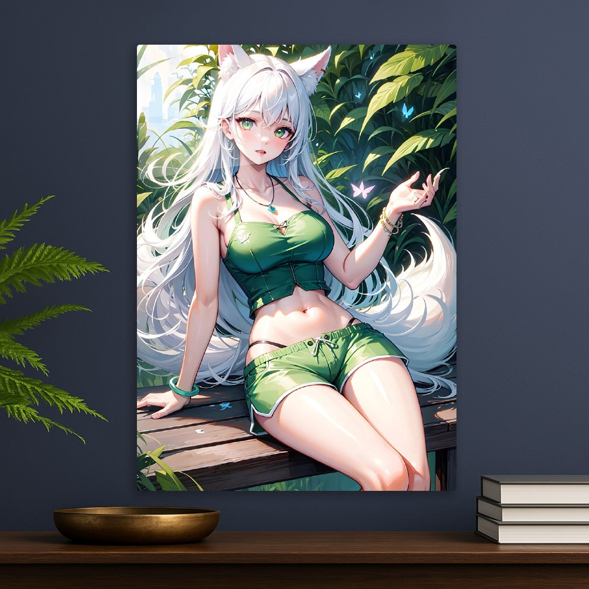 Anime bikini fox girl