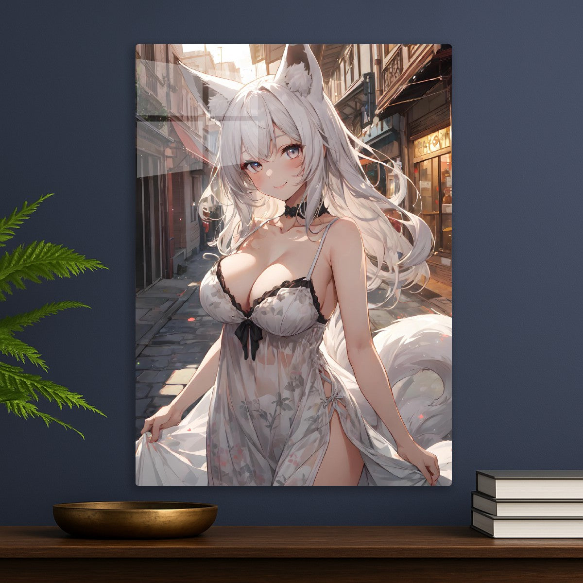 Anime fox lingerine girl