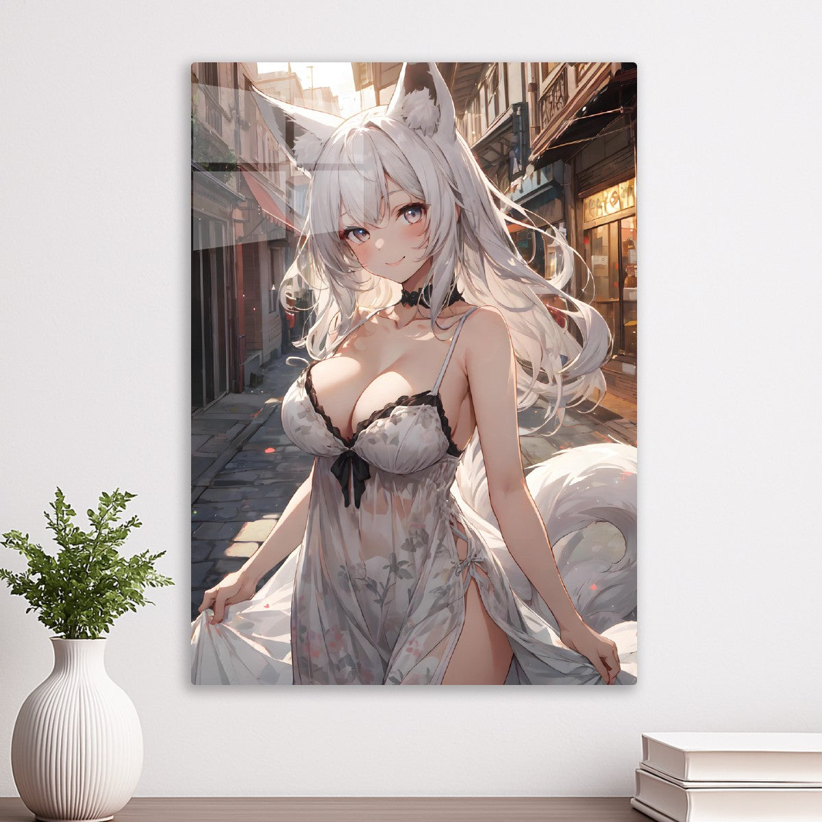 Anime fox lingerine girl