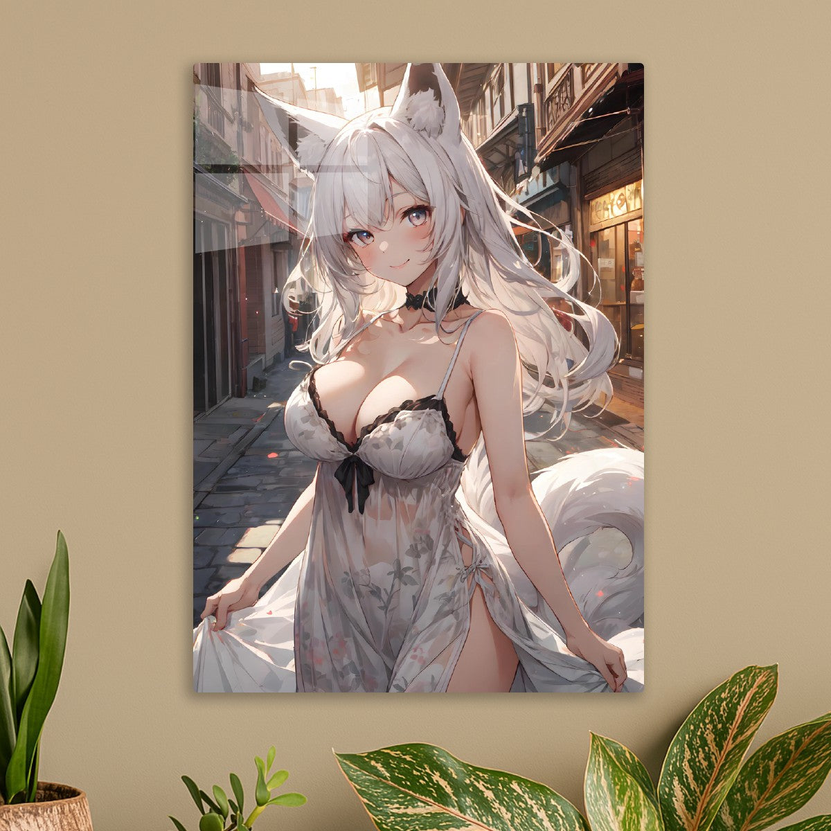 Anime fox lingerine girl