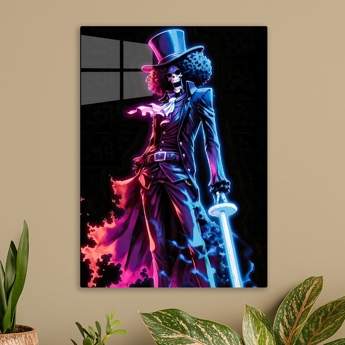 Brook neon art