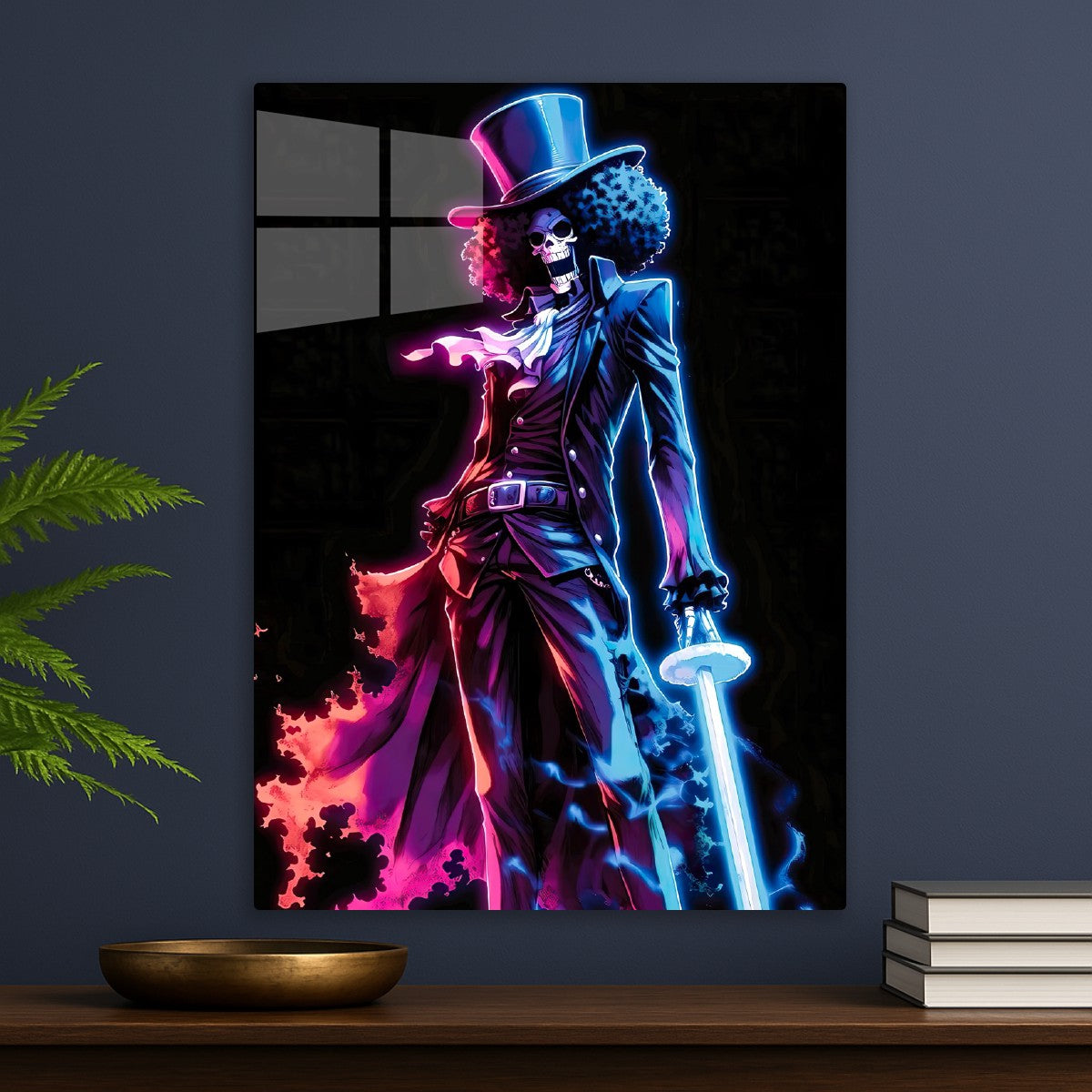 Brook neon art