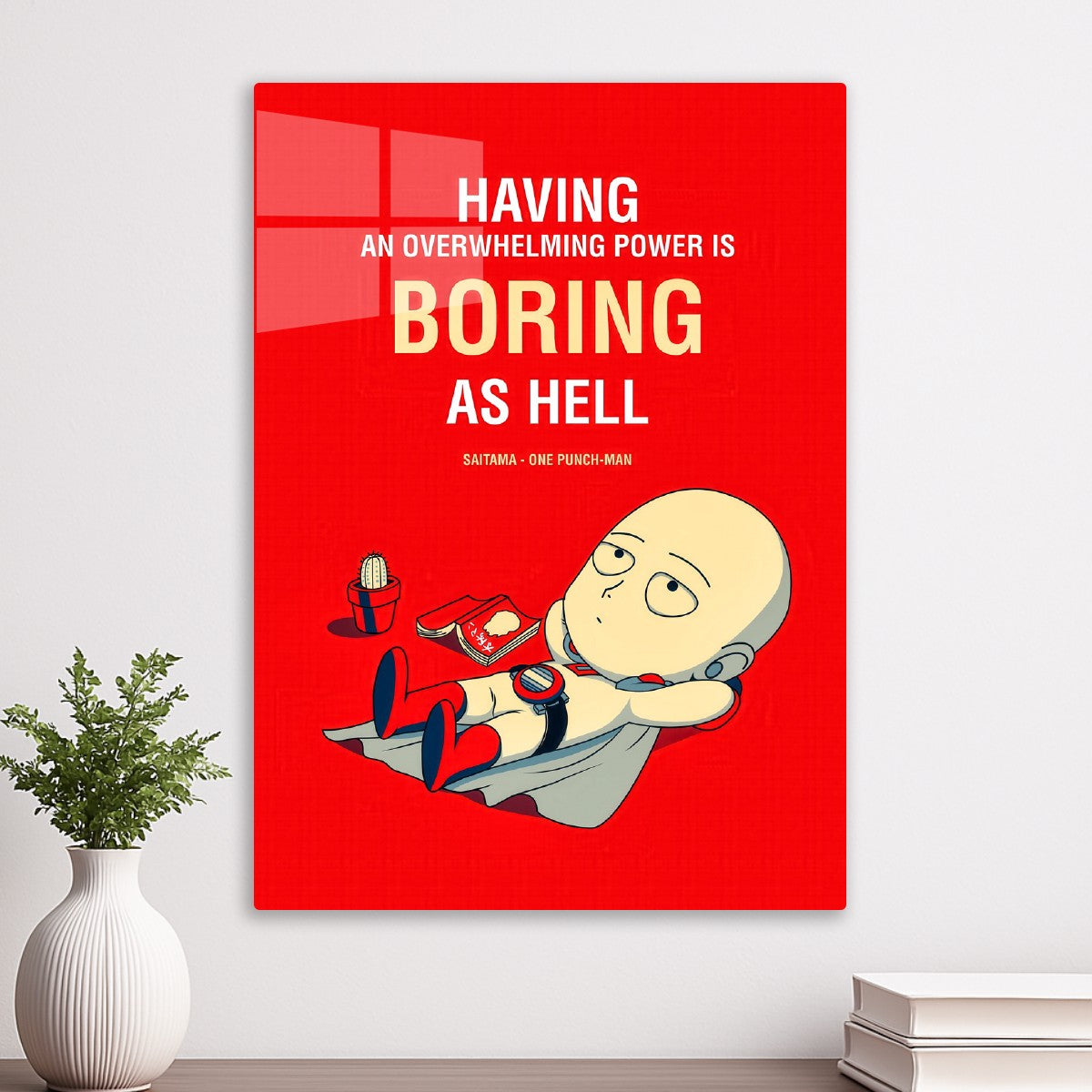 saitama having boring