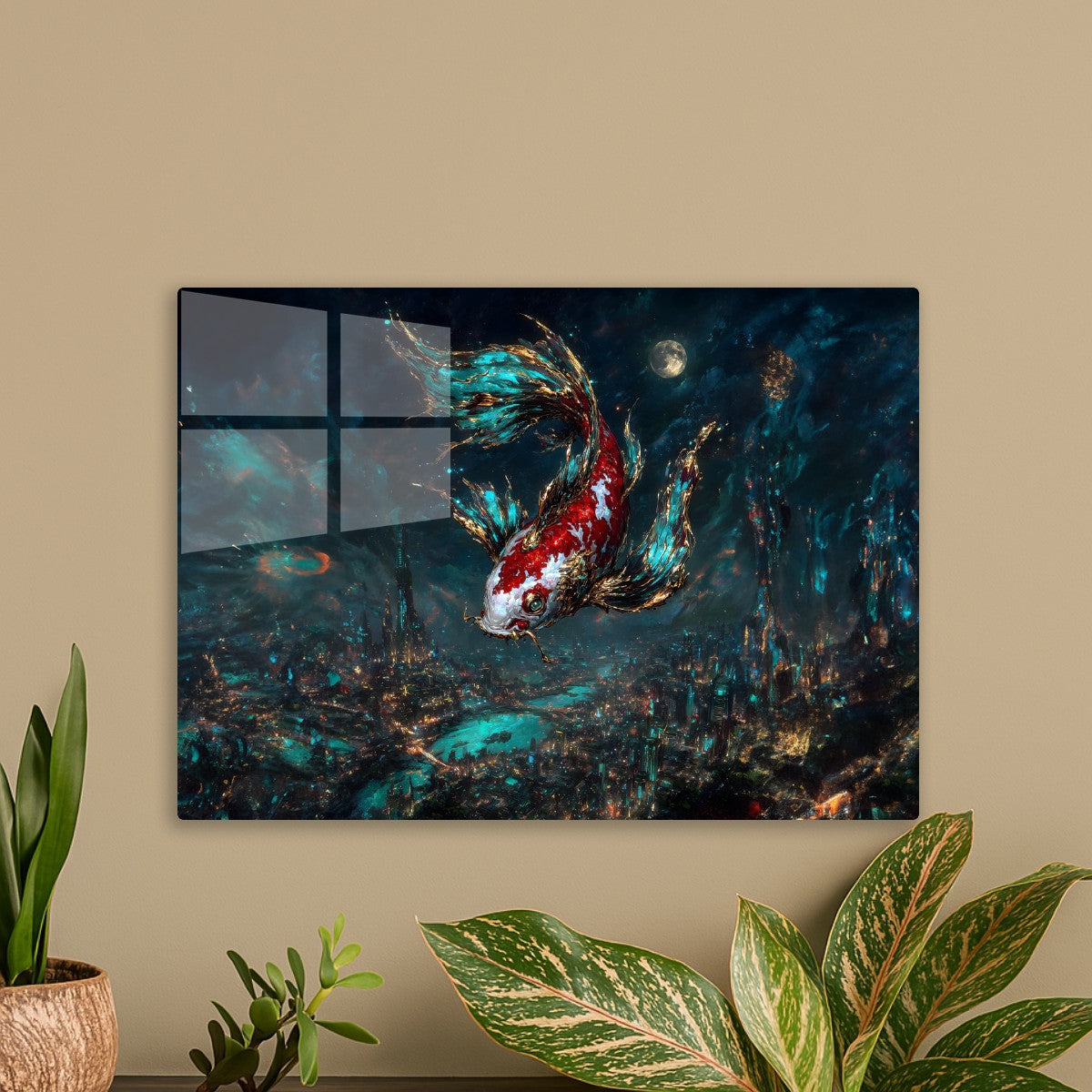 Celestial Koi Fish Voyage