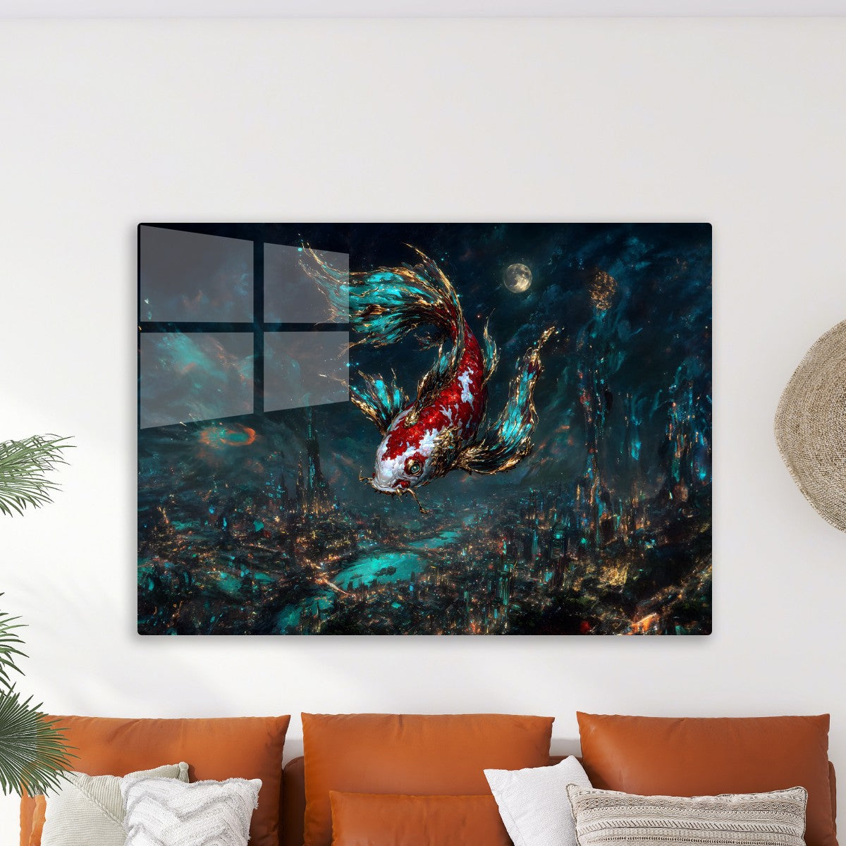 Celestial Koi Fish Voyage