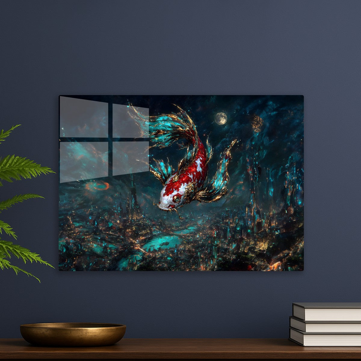 Celestial Koi Fish Voyage