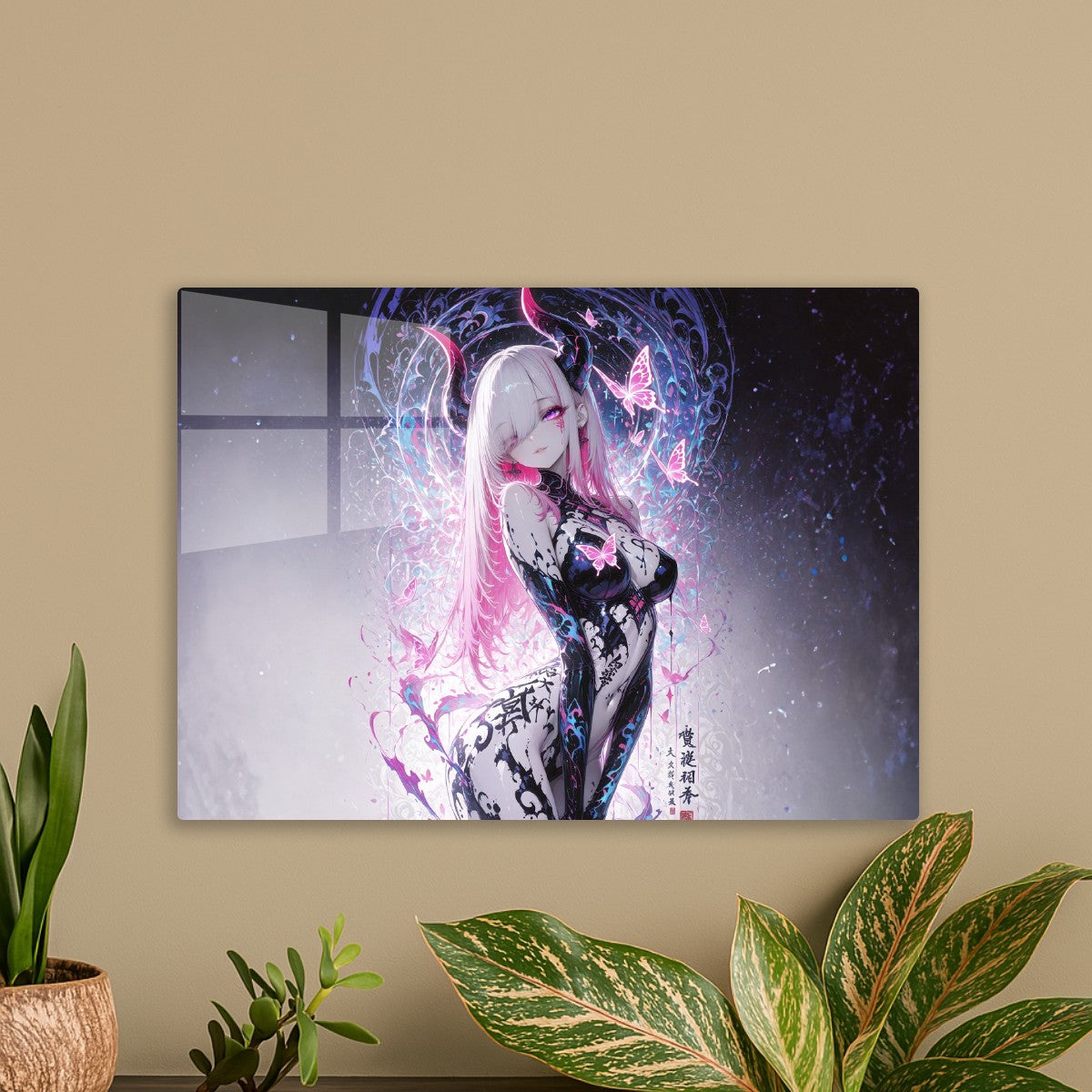 Enchanted Horned Girl Elegance