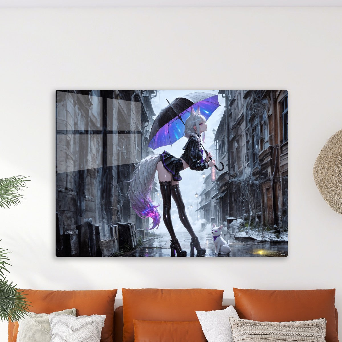 Mystic Rainwalk by a Fox Girl
