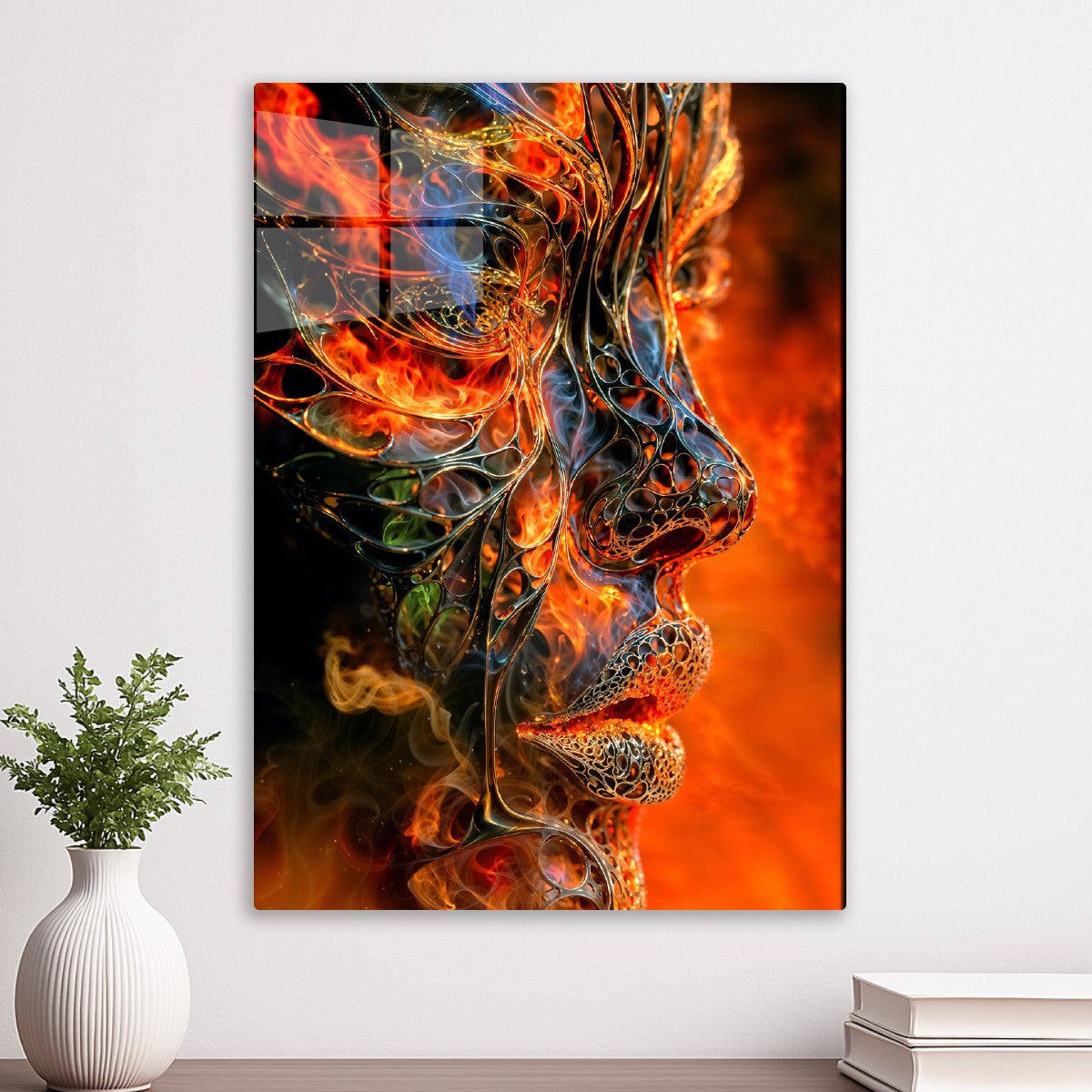 Inferno Fractal Visage