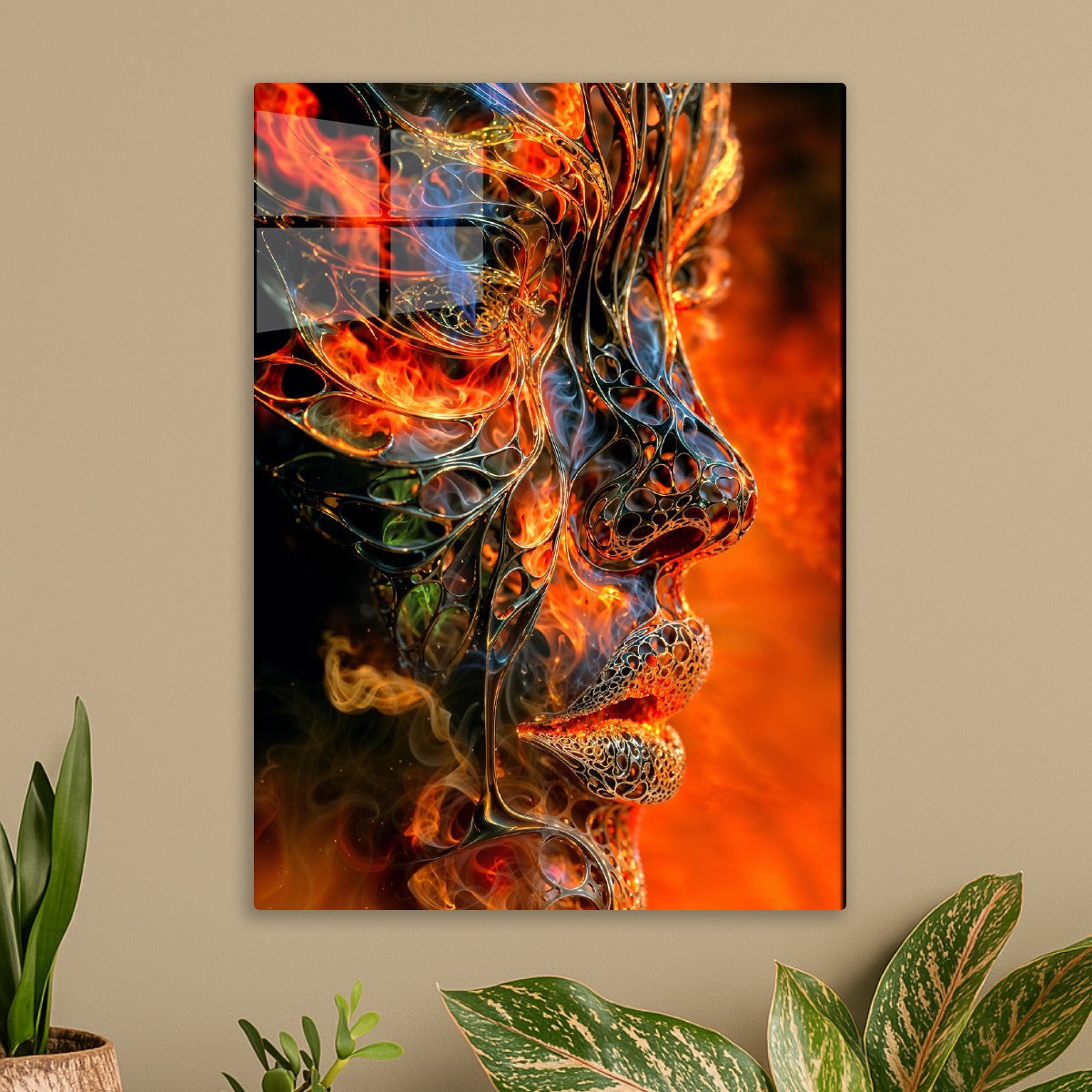 Inferno Fractal Visage