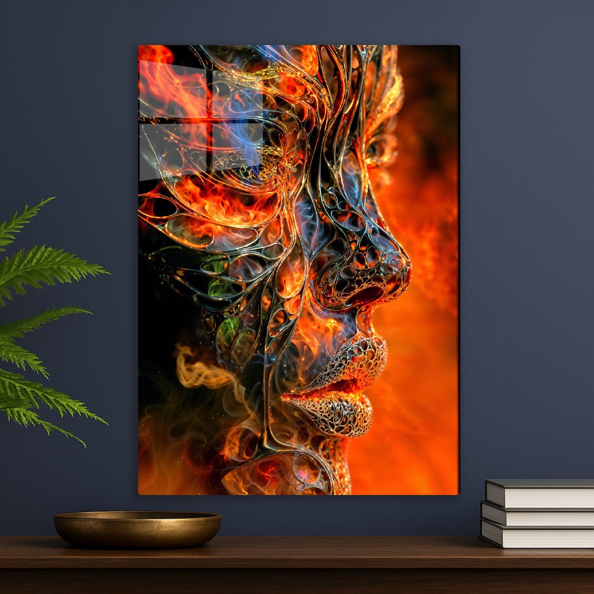 Inferno Fractal Visage