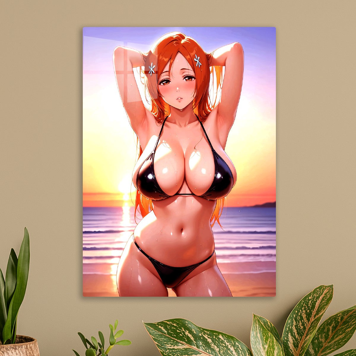 Orihime Inoue bikini beach