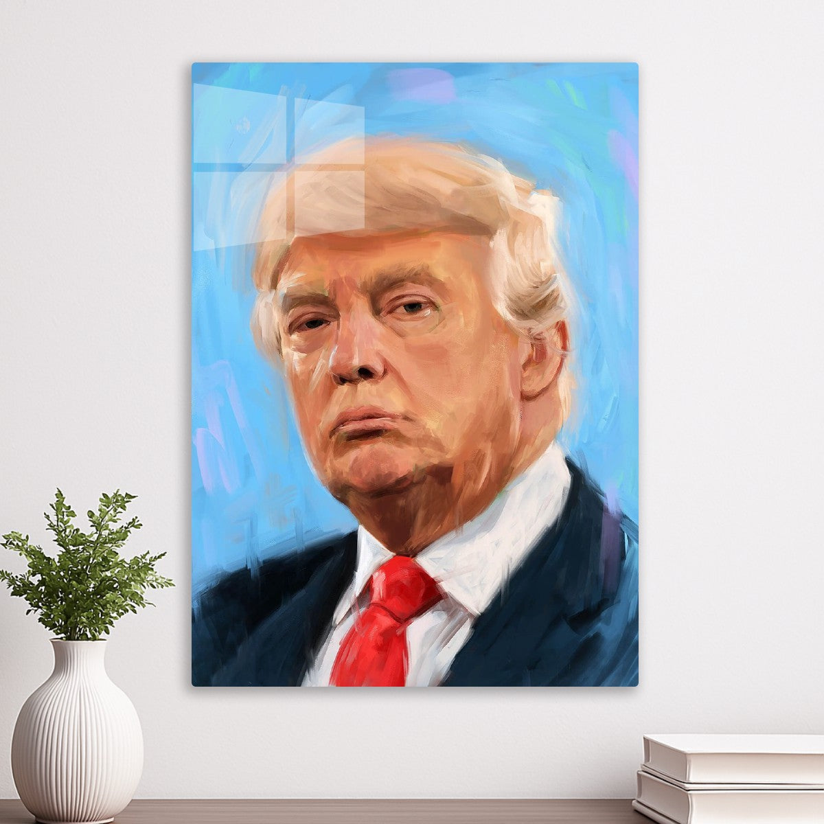 Donald Trump painting portrait