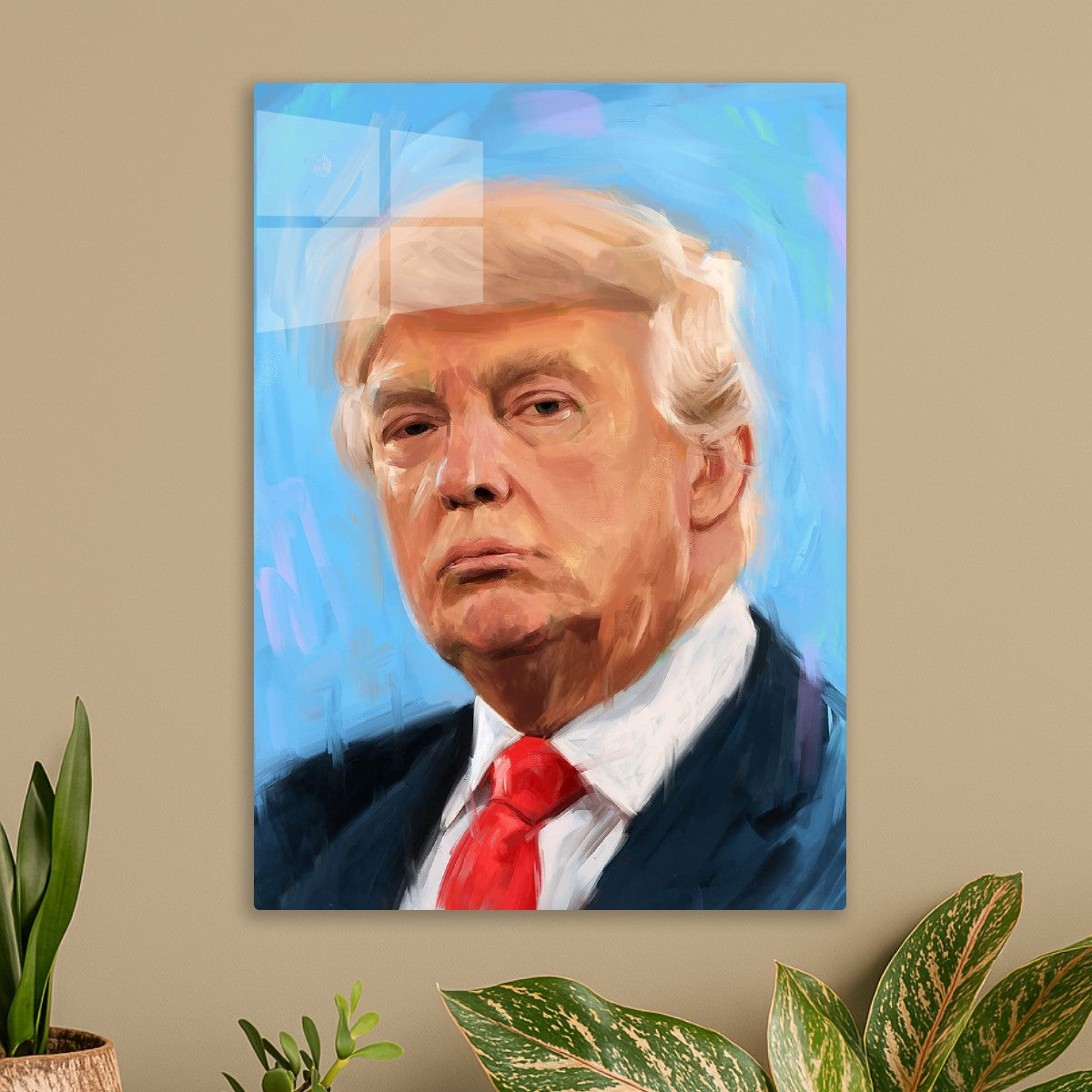 Donald Trump painting portrait