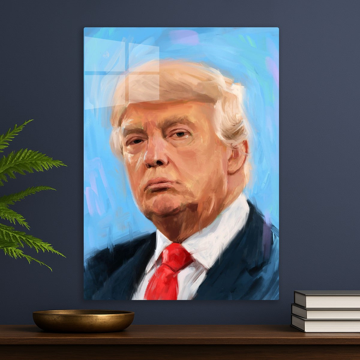 Donald Trump painting portrait