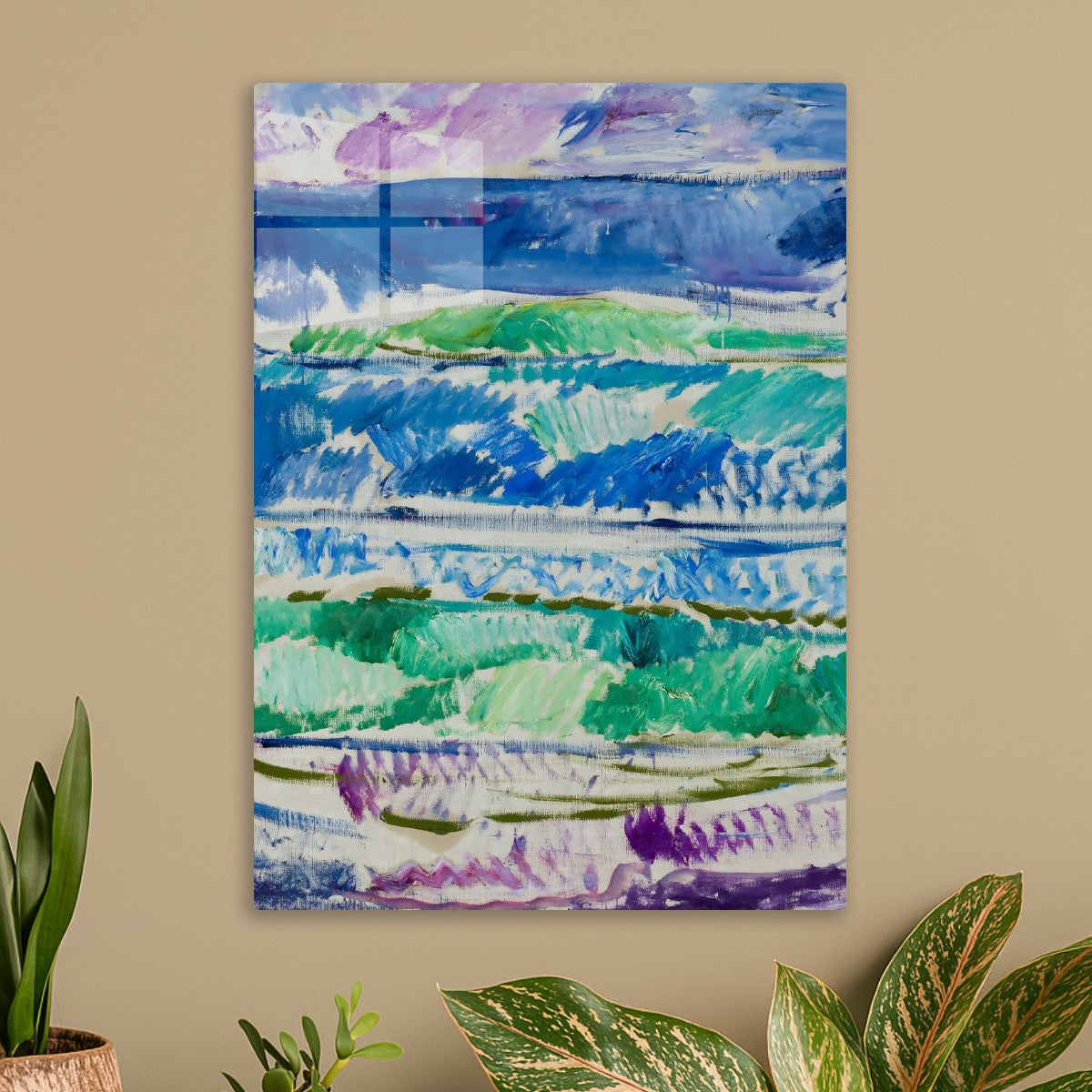The Waves old Painting