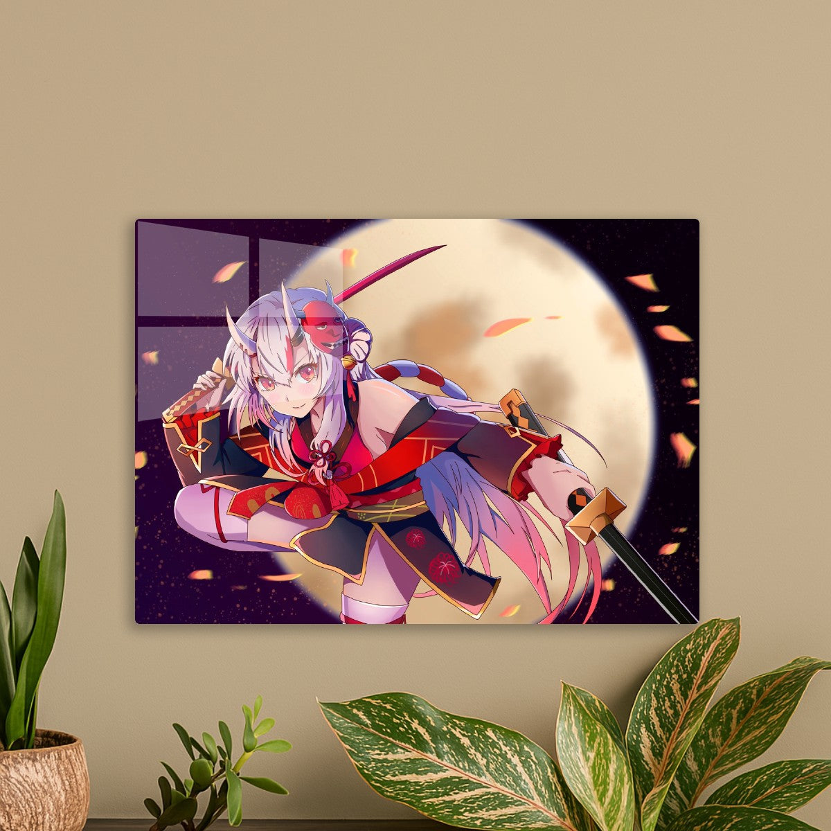 Anime Moon Sword Girl