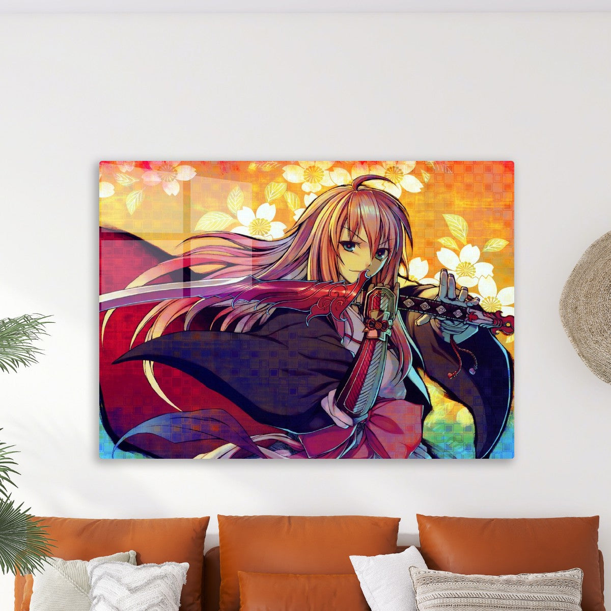 Colorful Anime Sword Girl