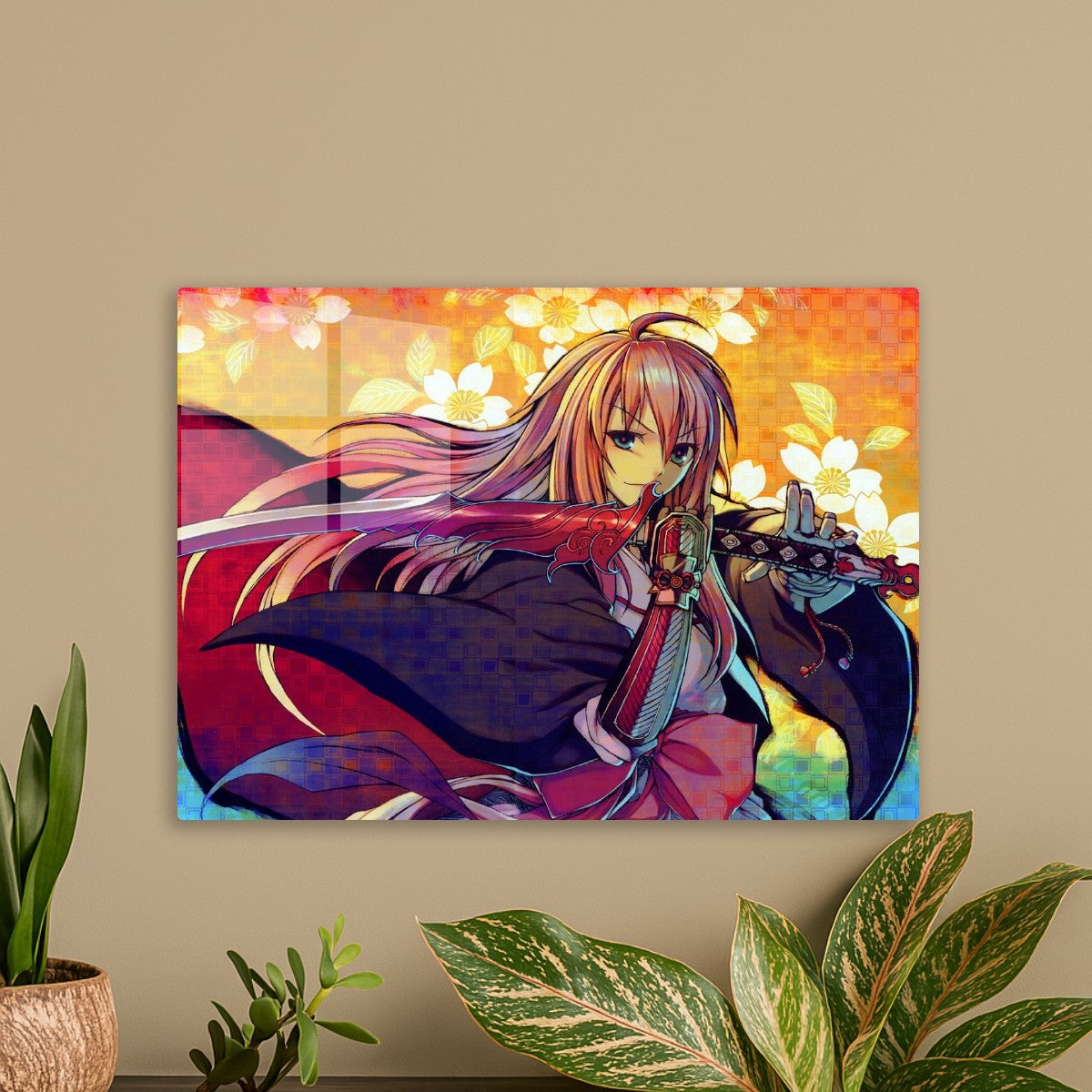 Colorful Anime Sword Girl