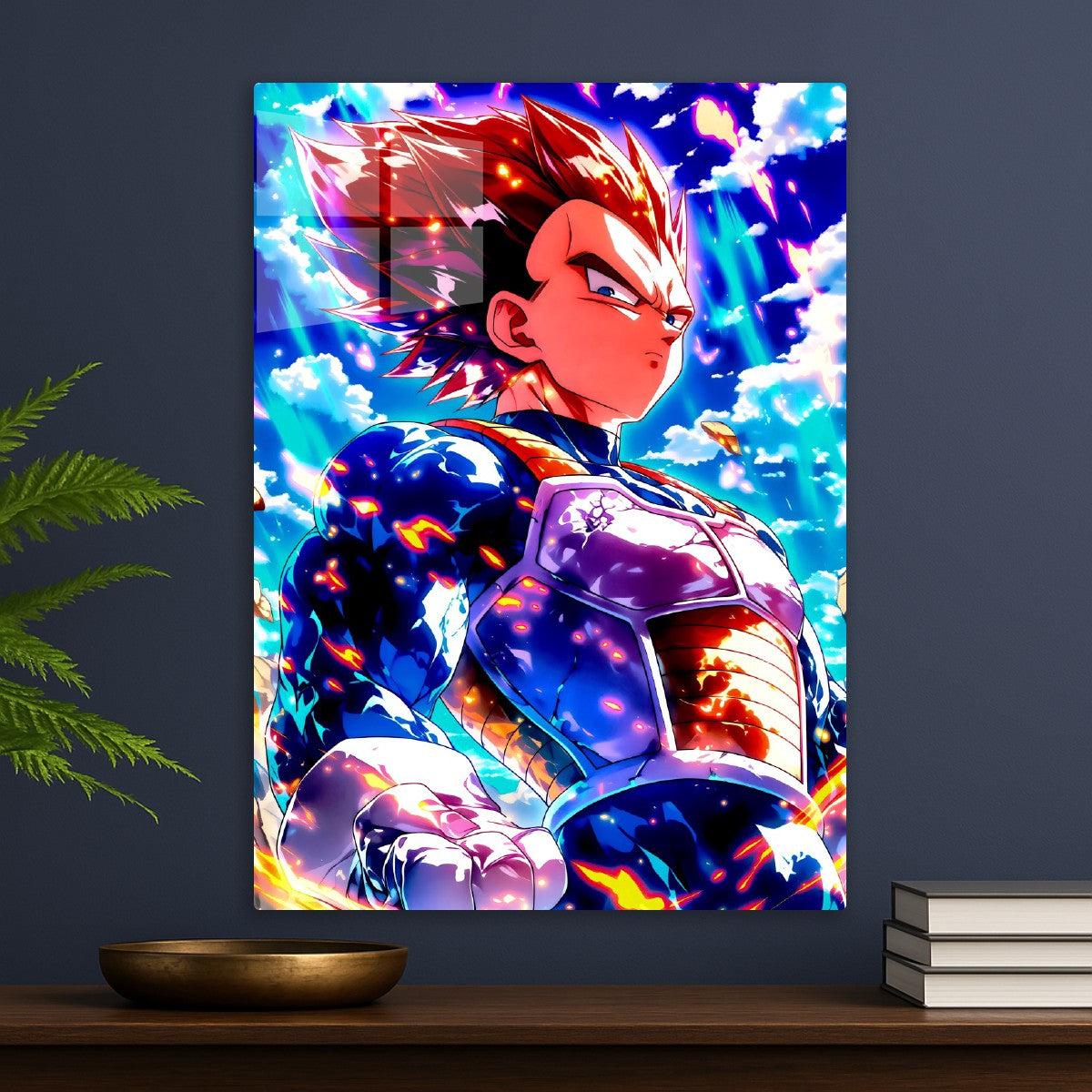 Vegeta shine, Dragon ball