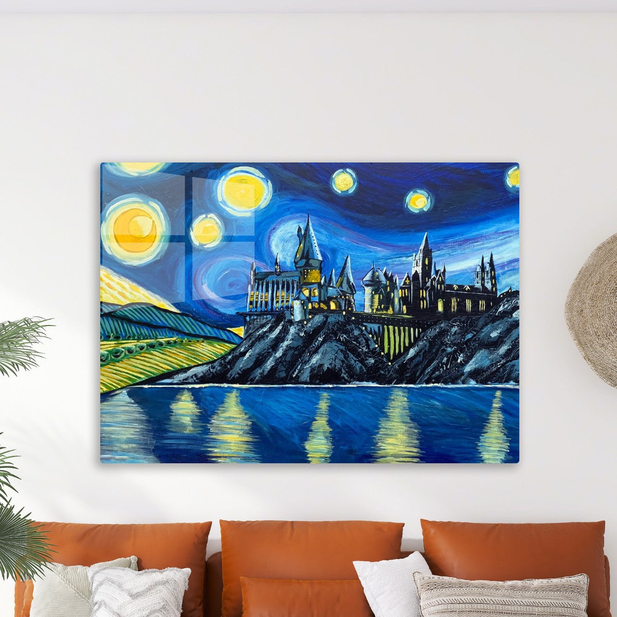 Starry night castle