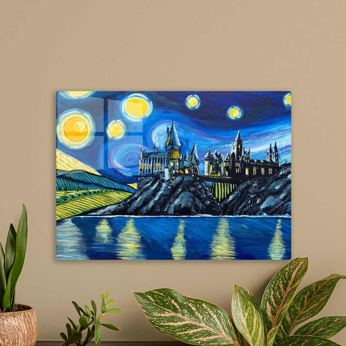 Starry night castle