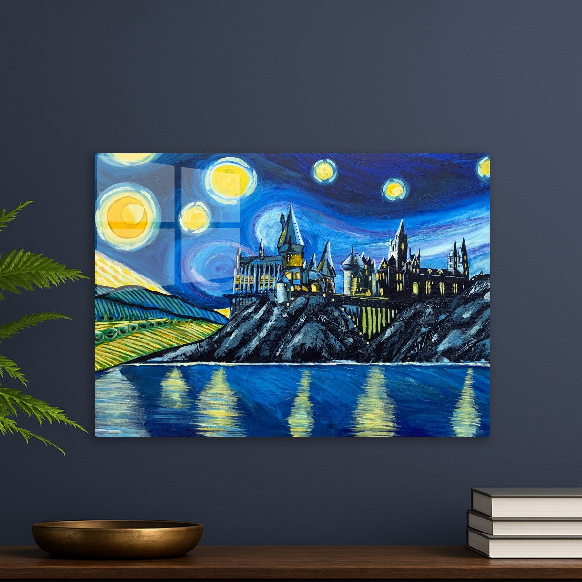 Starry night castle