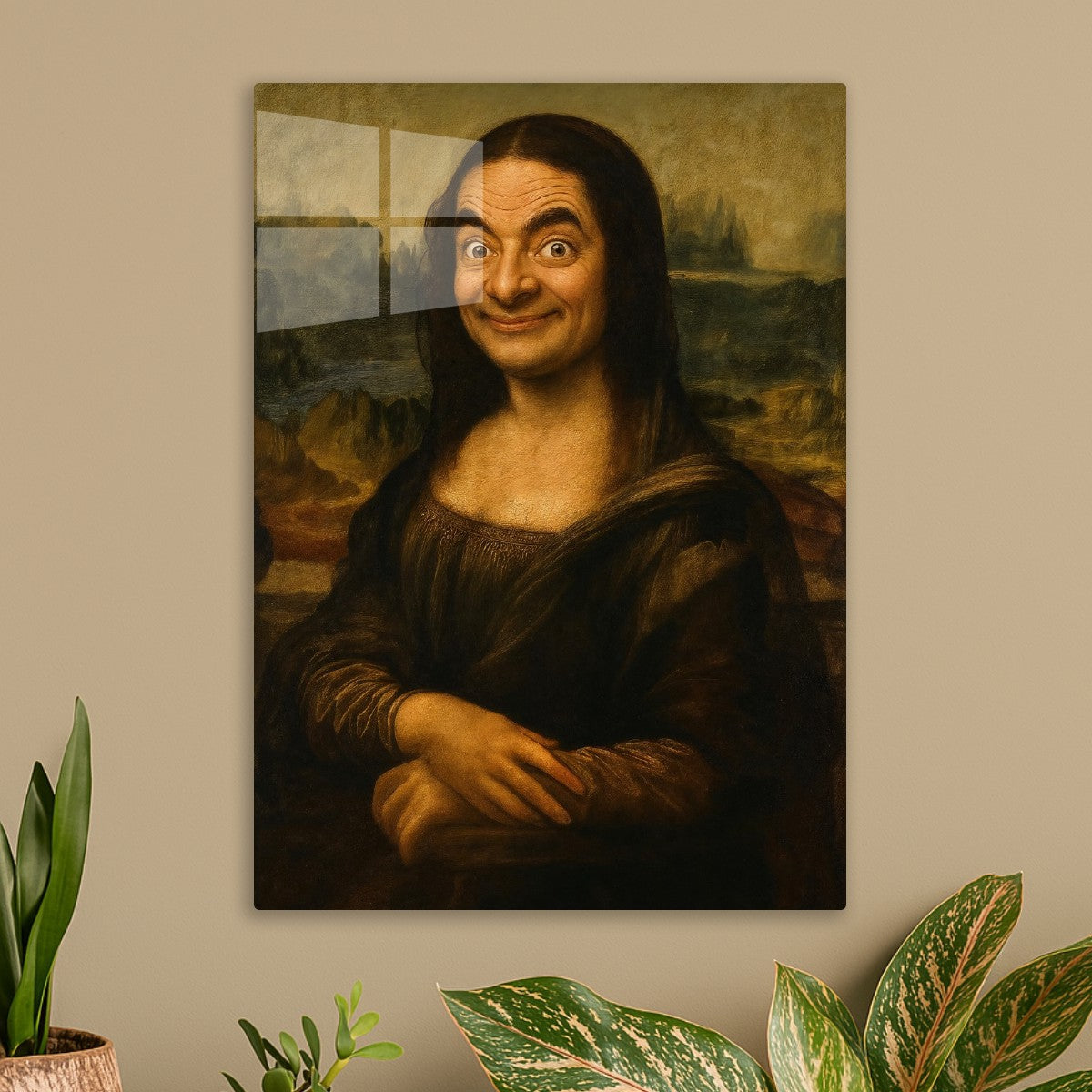 Mr. Bean Mona Lisa Meme