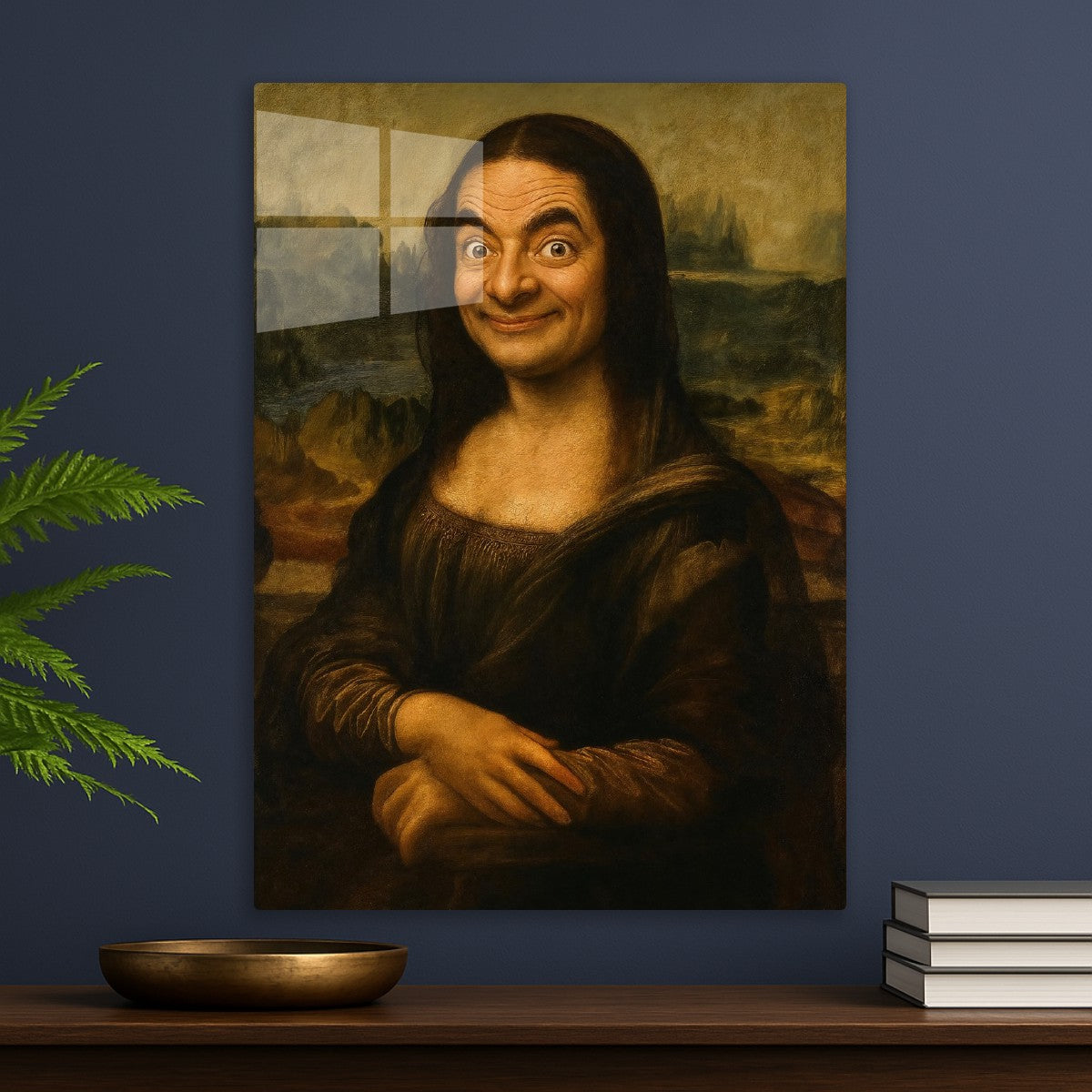 Mr. Bean Mona Lisa Meme