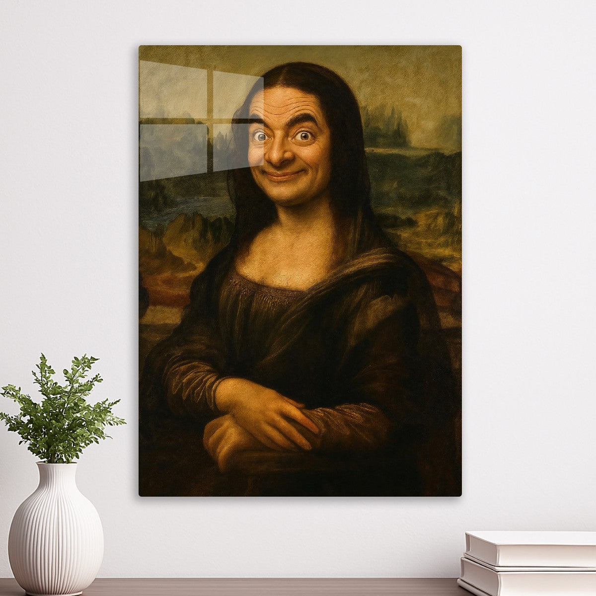 Mr. Bean Mona Lisa Meme