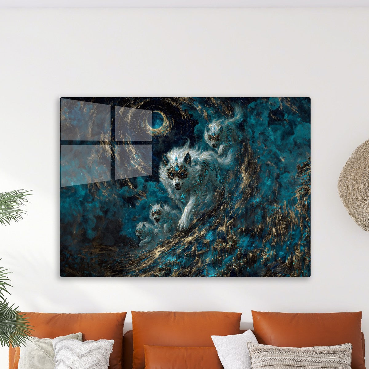 Moonlit Wolves of the Abyss