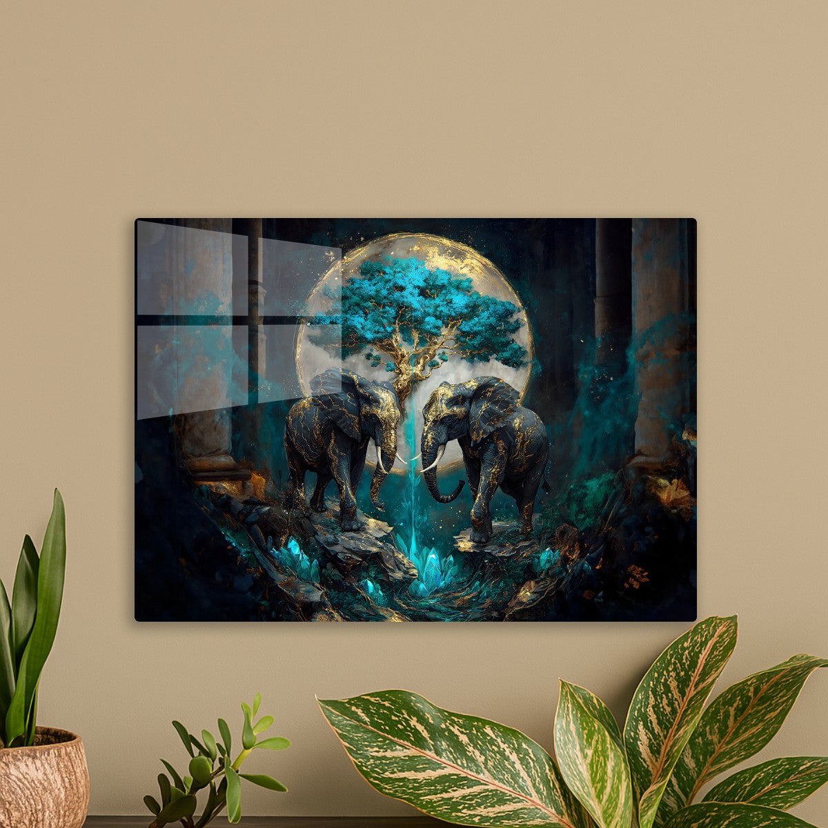 Celestial Guardians Of Elephants